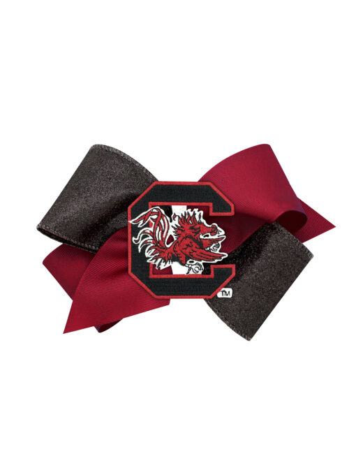 USC Two-Tone Glitz & Grosgain Bow