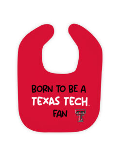 TTU Born To Be A Texas Tech Fan Bib