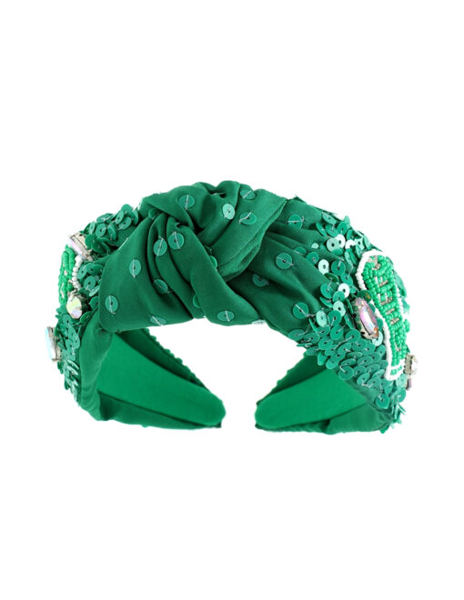 #1 Fan Knitted Beaded Headband - Image 7