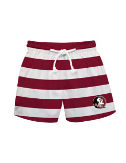 FSU Kids Stripe Swim Shorts