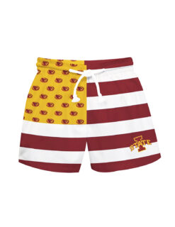 ISU Kids Flag Swim Shorts