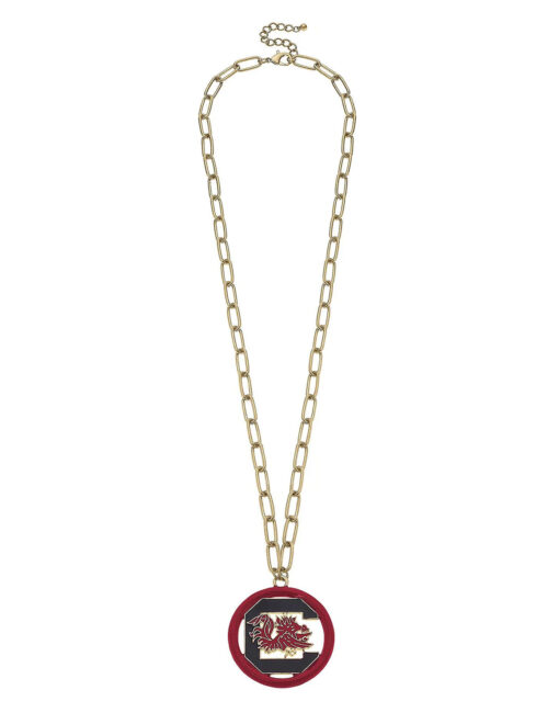 USC Logo Medallion Necklace