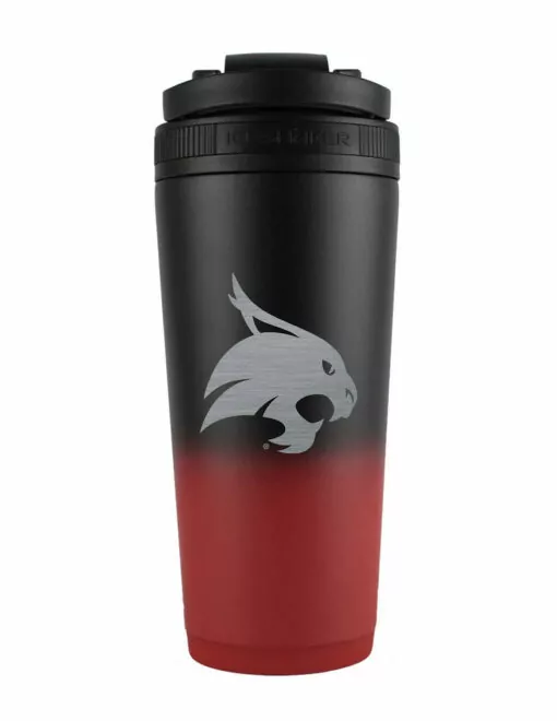 TXST 24oz. Stainless Steel Ice Shaker Bottle