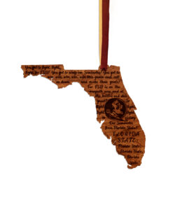 FSU Fight Song Wooden Ornament