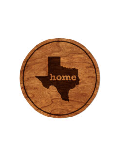 Texas Home Wooden Coaster