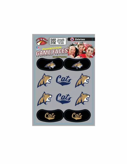 MSU Game Faces Temporary Tattoos
