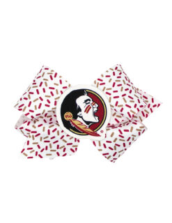 FSU King Confetti Bow