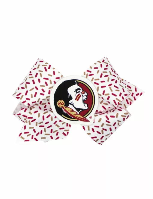 FSU King Confetti Bow