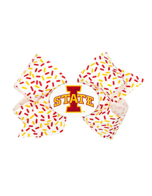 ISU King Confetti Bow