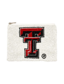 TTU Beaded Pouch