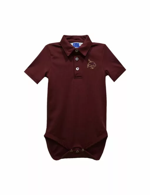 TXST Infant Polo Onesie