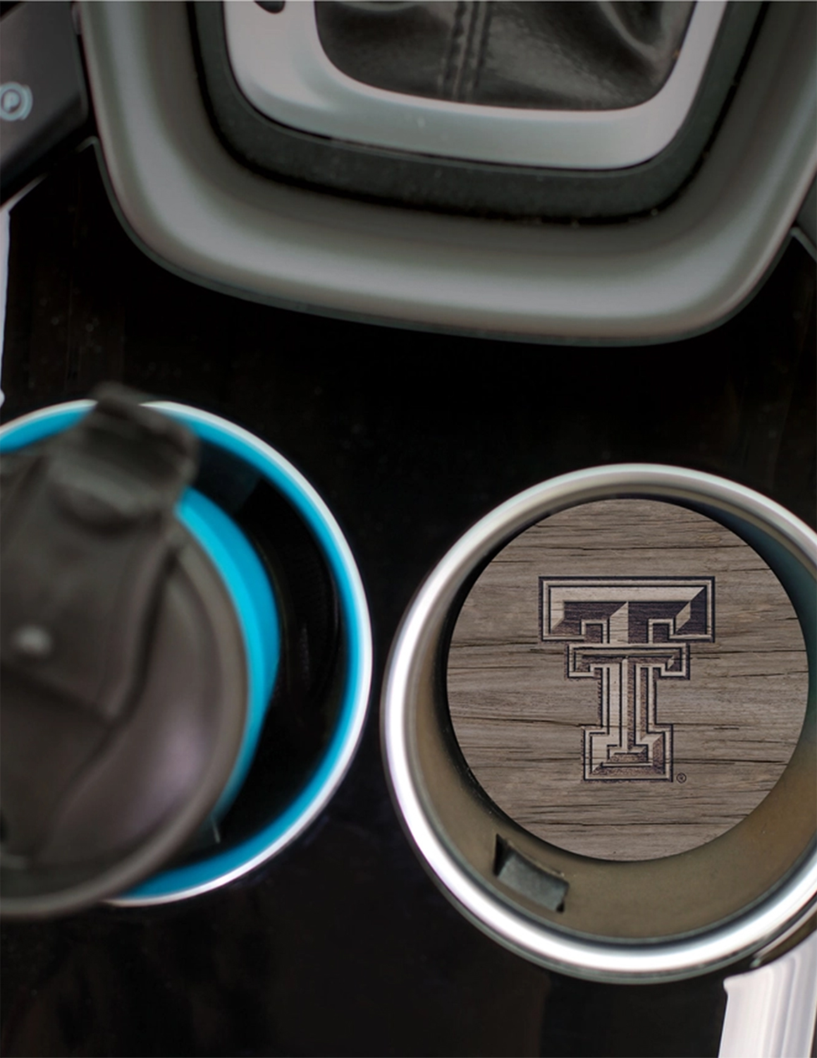 TTU Logo Car Coaster - Image 2