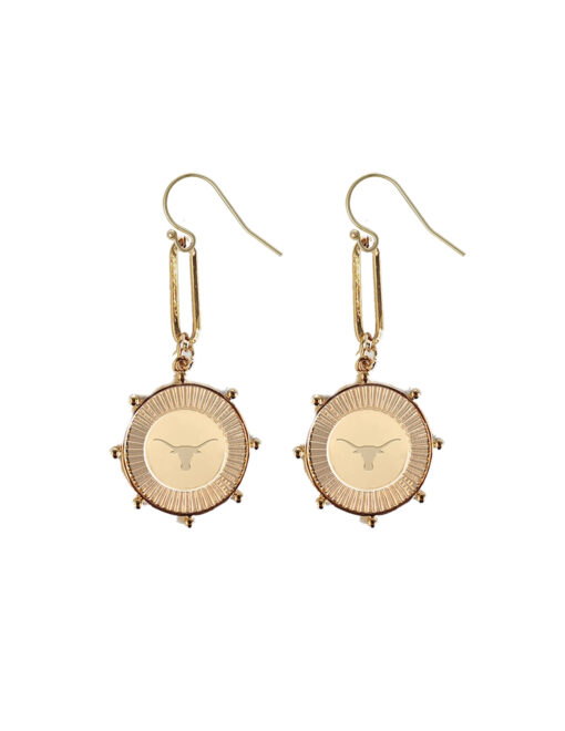 UT Longhorn Pixel Earrings