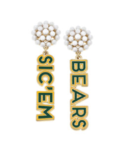 BU Pearl Cluster Earrings