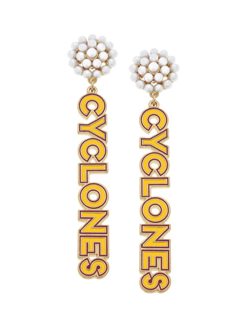 ISU Pearl Cluster Earrings