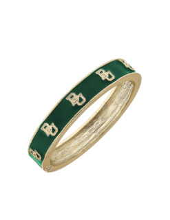 BU Enamel Logo Hinge Bangle