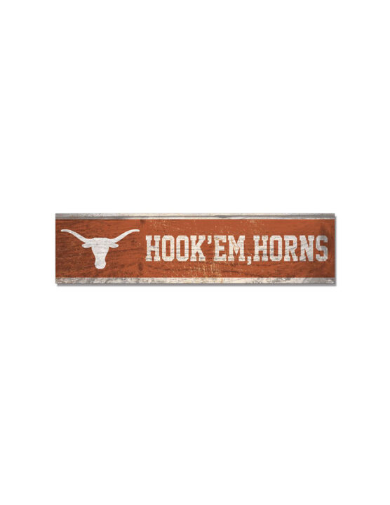 UT Hook 'Em Horns Wood Magnet - Barefoot Campus Outfitter
