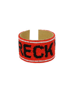 Texas Tech Beaded Cuff Bracelet