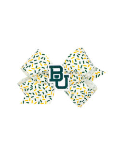 BU Medium Confetti Print Bow