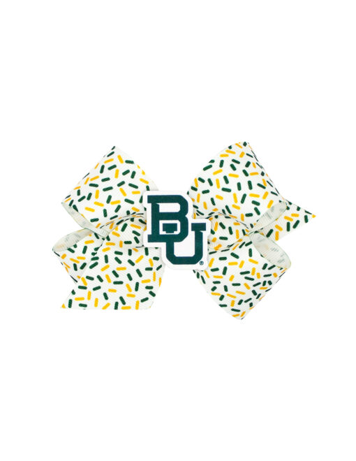 BU Medium Confetti Print Bow