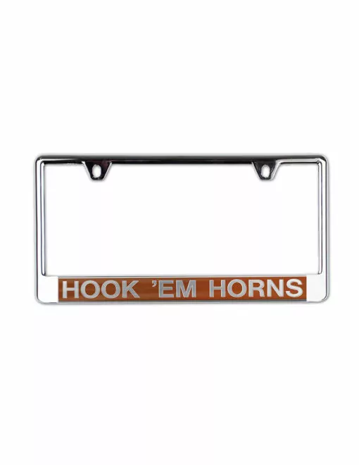 UT Hook 'Em Horns License Plate Frame