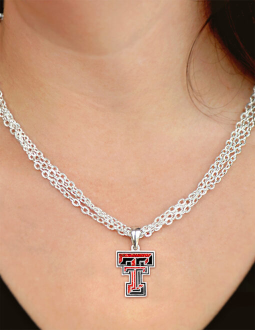 TTU Game Day Glitter Necklace - Image 2