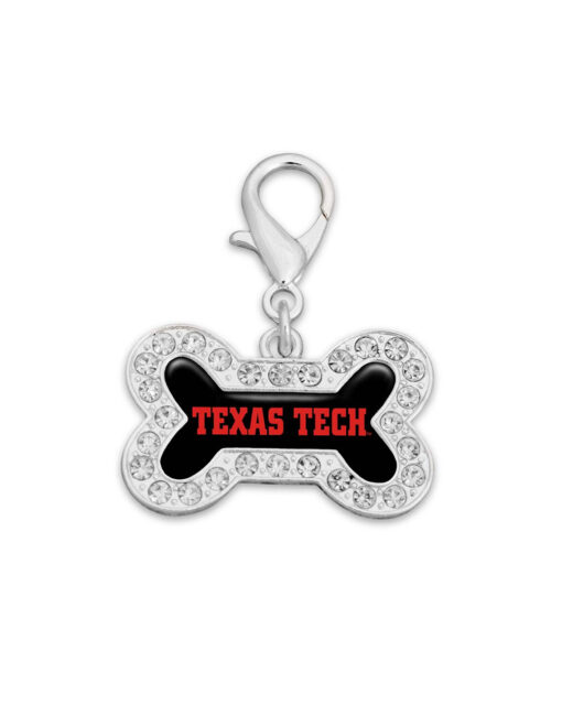 TTU Dog Bone Pet Collar Charm