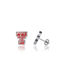 TTU Post Earrings