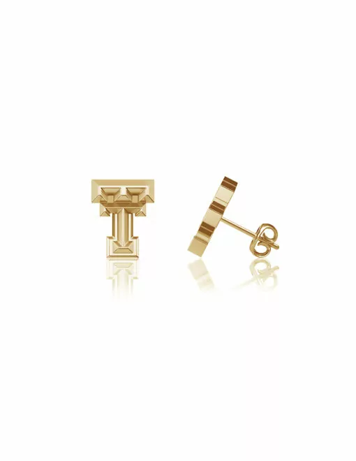 TTU Post Earrings