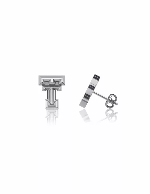 TTU Post Earrings