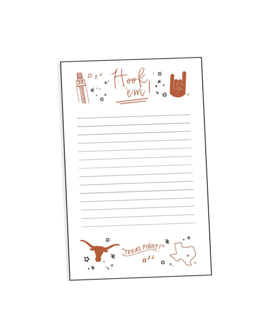 UT Confetti 5x8 Notepad