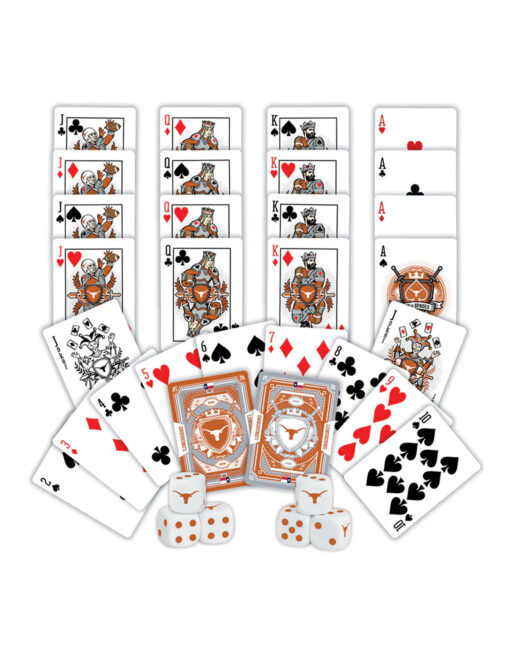 UT 2-Pack Playing Cards & Dice Set - Image 2