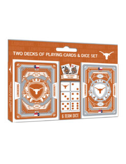 UT 2-Pack Playing Cards & Dice Set