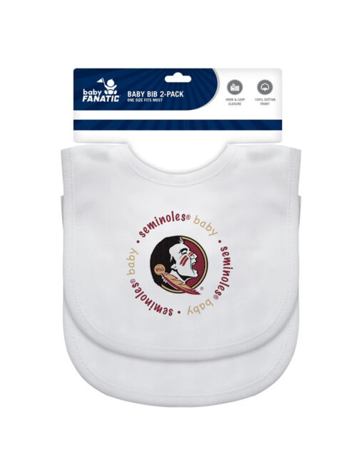 FSU 2-Pack Baby Bibs - Image 2