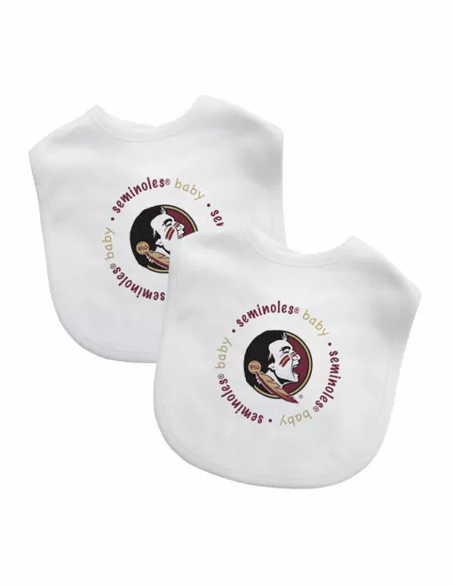 FSU 2-Pack Baby Bibs
