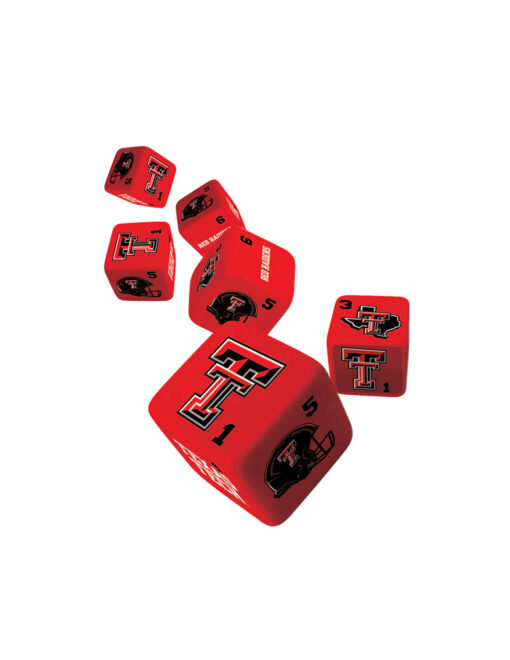 Texas Tech Red Raiders Dice Set - Image 2