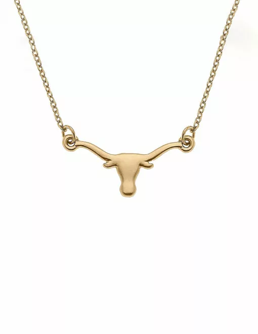 UT 24K Gold Plated Pendant Necklace