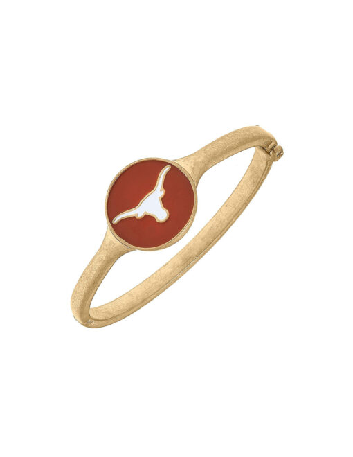 UT Enamel Statement Hinge Bangle