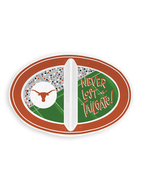 UT Never Lost A Tailgate Melamine Serving Platter