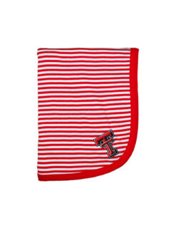 TTU Striped Baby Blanket