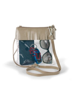 FSU Clear Fringe Crossbody