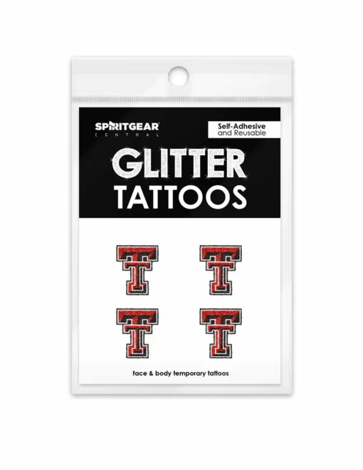 TTU Bling Tattoo 4-Pack