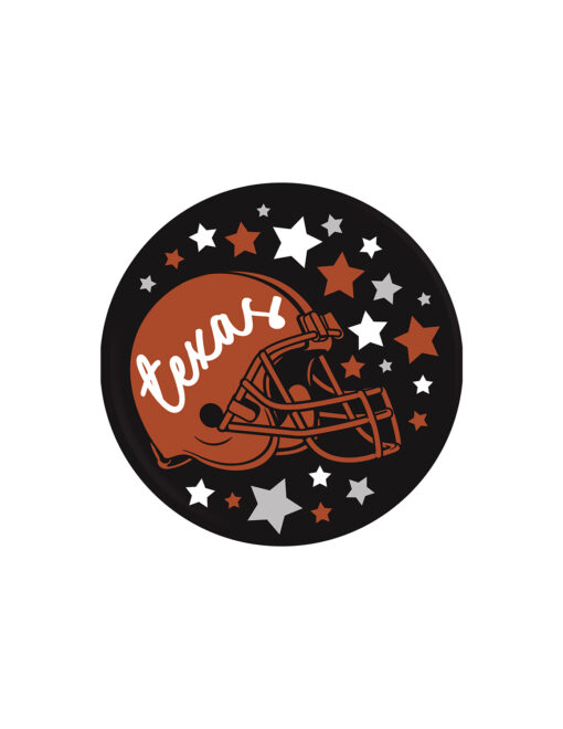 UT 3" Football Helmet Button
