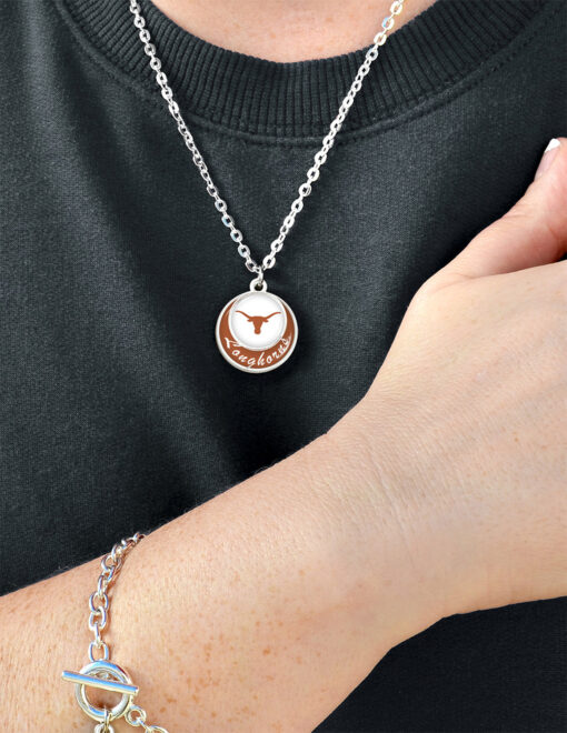 UT Stacked Disc Necklace - Image 2