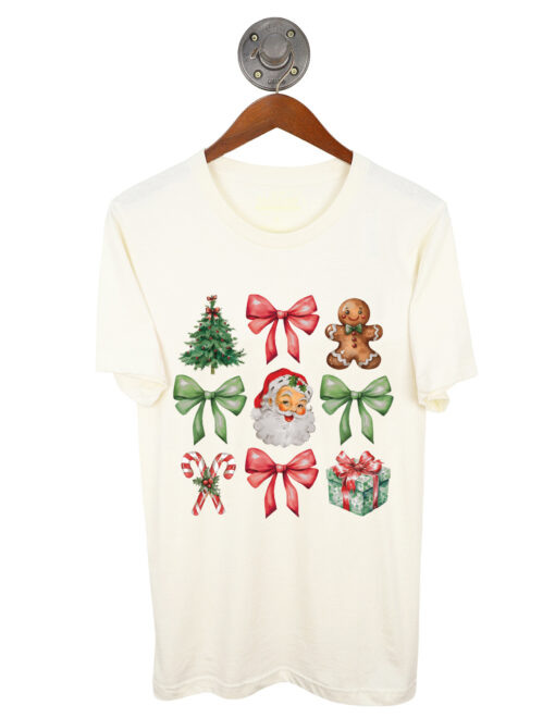 Christmas Bow On Bow Traditional
