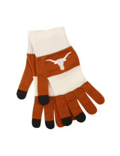 UT Rugby Striped Knit Gloves