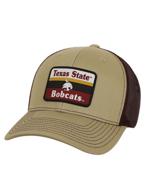 TXST P Color Block Stack Patch Hat