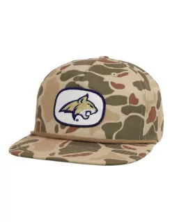 MSU P Bobcat Logo Patch Hat