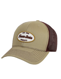 TXST P Vintage Oval Patch Hat