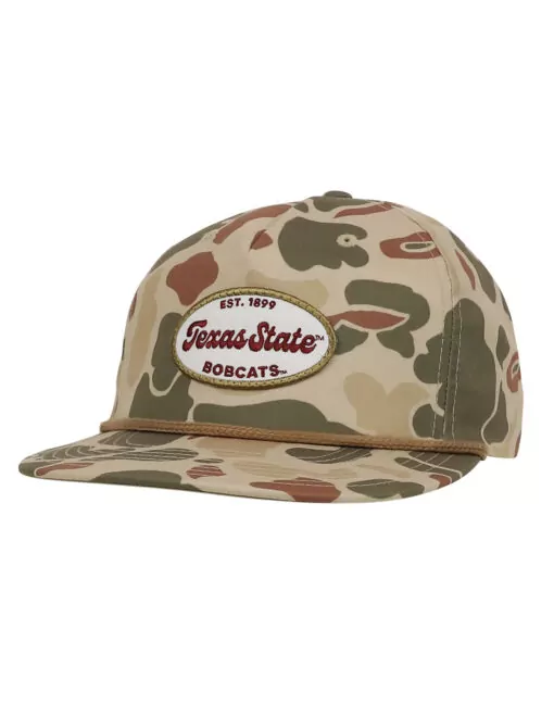 TXST P Vintage Oval Patch Hat
